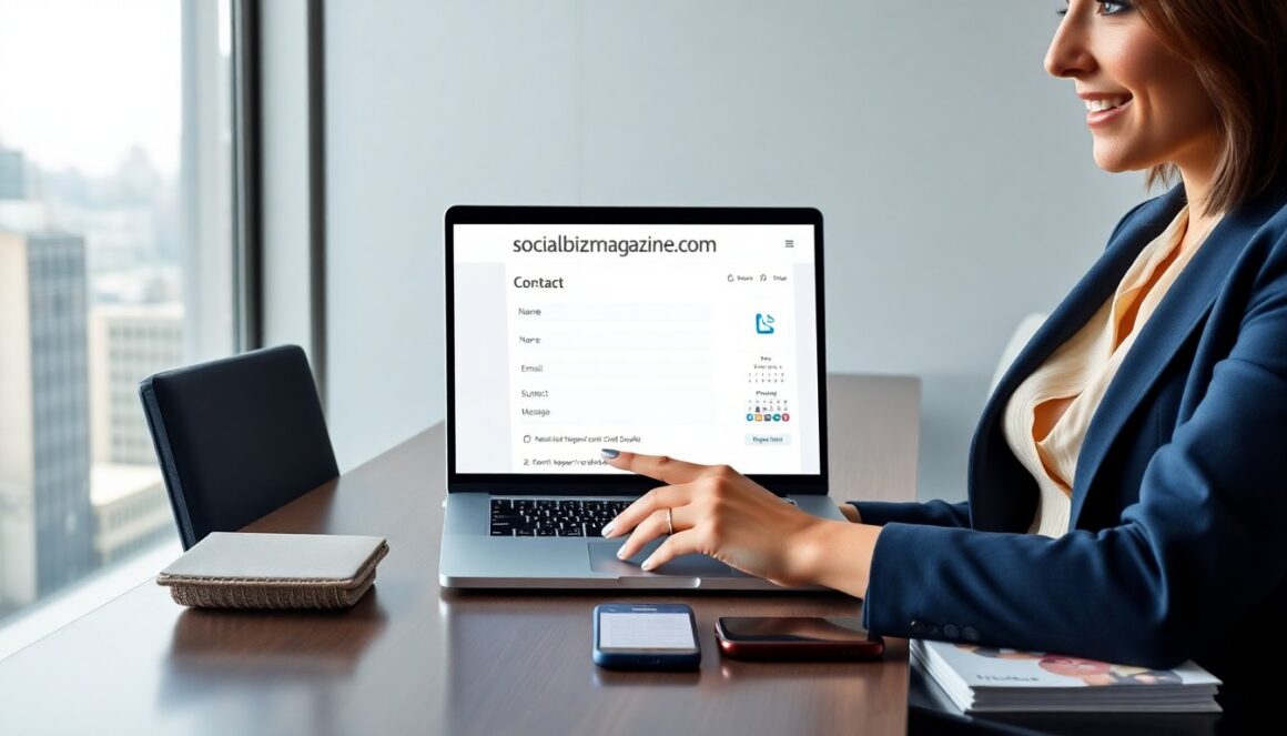 socialbizmagazine.com contact page