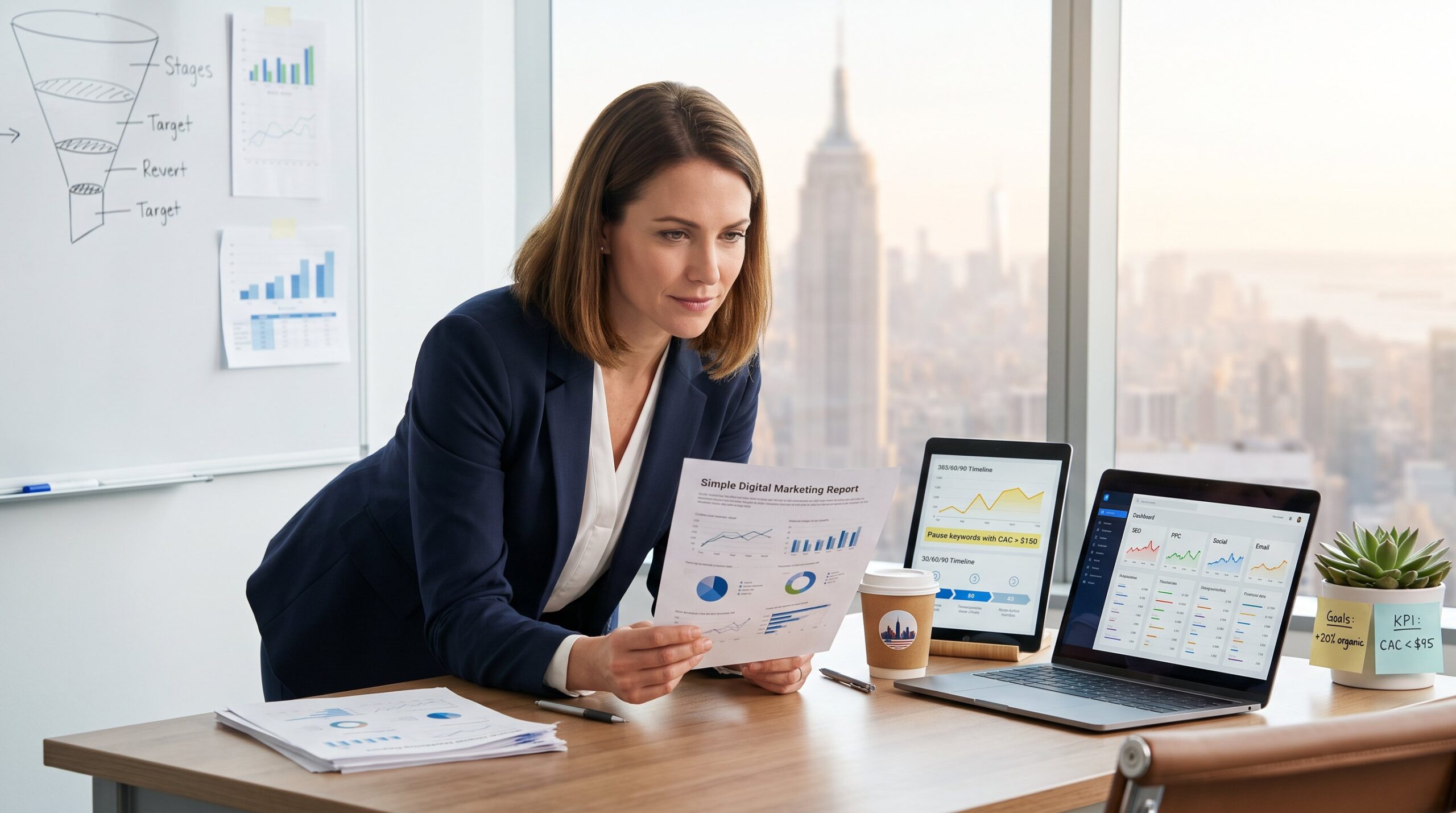 What to Include in a Simple Digital Marketing Report